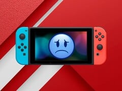 原版 Switch 控制台愁眉苦脸