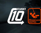 Turn 10 Studios 和 Playground Games 徽标（图片来源：Turn 10 Studios、Playground Games）