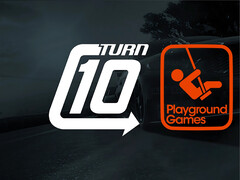 Turn 10 Studios 和 Playground Games 徽标（图片来源：Turn 10 Studios、Playground Games）