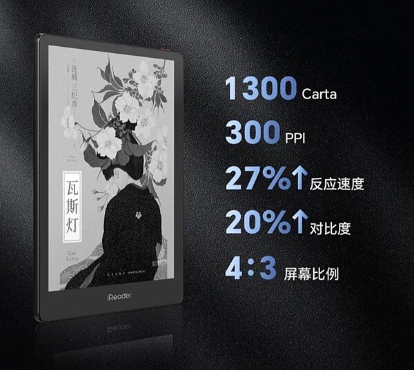 iReader Neo 3 Pro 的显示屏采用纳米蚀刻玻璃。(图片来源：iReader）