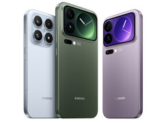 小米 17、小米 17 Pro 和小米 17 Pro Max。(图片来源：小米）