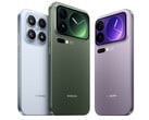 小米 17、小米 17 Pro 和小米 17 Pro Max。(图片来源：小米）