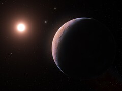 艺术家眼中的比邻星（图片来源：Handout / European Southern Observatory / AFP）。