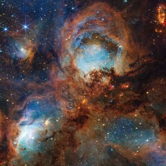 猫爪的详细图像（图片来源：NASA、ESA、CSA 和 STScI；已裁剪）