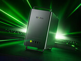 Neo-X1 系列基于 AMD MoDT 平台。图为：展示 Neo-X1 机箱的宣传图。