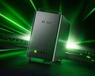 Neo-X1 系列基于 AMD MoDT 平台。图为:展示 Neo-X1 机箱的宣传图。
