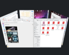 Plasma 6 恢复了桌面概览中的立方体效果（来源：KDE）