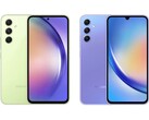 Galaxy A54和Galaxy A34在下个月到来时将是一对彩色的组合。(图片来源：WinFuture)