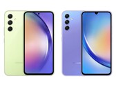 Galaxy A54和Galaxy A34在下个月到来时将是一对彩色的组合。(图片来源：WinFuture)