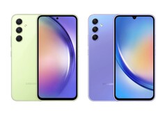 Galaxy A54和Galaxy A34在下个月到来时将是一对彩色的组合。(图片来源：WinFuture)