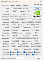 GPU-Z。Nvidia图形