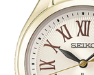 全新 Seiko HEA006J 的表盘采用罗马数字时标。