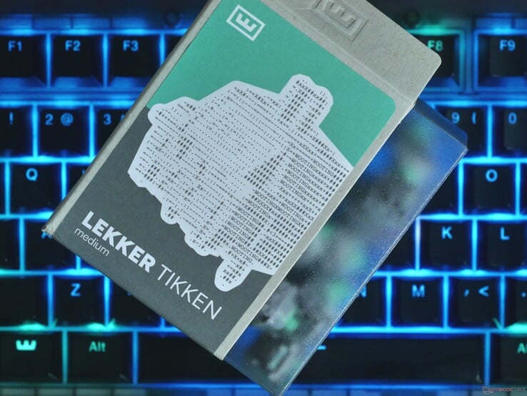 Wooting Lekker Tikken 开关包装。(图片来源:Julian van der Merwe / Notebookcheck)