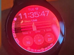 Galaxy Watch4:这不是夜间模式,而是末日的开始。(图片来源:Reddit)