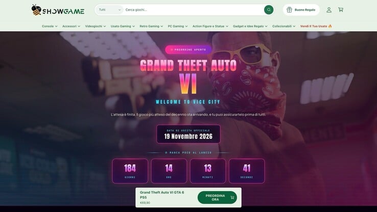 今天,第一家零售商开始了《GTA 6》的预售。