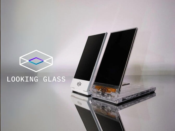 手掌大小的全息显示屏Looking Glass Go 无需佩戴耳机即可观看3D 图像