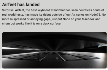NuPhy Node75 Airfeet（图片来源：NuPhy）