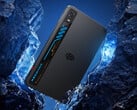 这款新款游戏平板电脑将于6月30日在中国上市。图为展示黑色款式的宣传图。