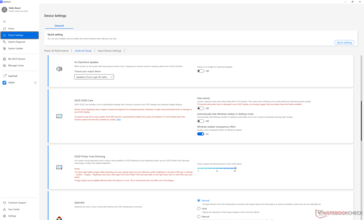 可通过内置软件进行 OLED 和色彩控制