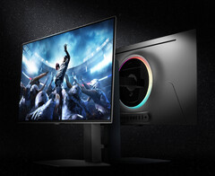 Odyssey OLED G6 G60SD 采用的 &quot;无眩光技术 &quot;据称比传统 AGLR 薄膜的光泽度低 61%。(图片来源：三星）