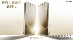 Oppo A6 Pro 发布预告。(图片来源：Oppo）