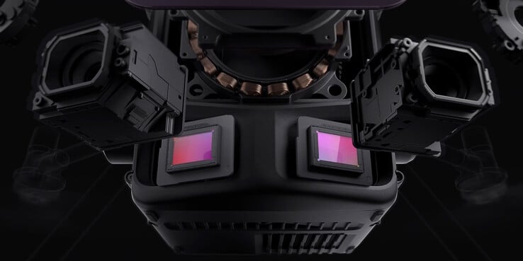 Zenmuse L3 有两个摄像头和一个激光雷达模块(图片来源:DJI)