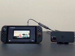 一部 iPhone 被用作 Switch 2 的网络摄像头（图片来源：Will It Work?）