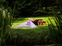 Worx Landroid Vision机器人割草机使用HDR相机和AI技术进行导航。(图片来源：Worx)