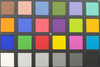 ColorChecker Passport: The lower half of each area of colour displays the reference colour