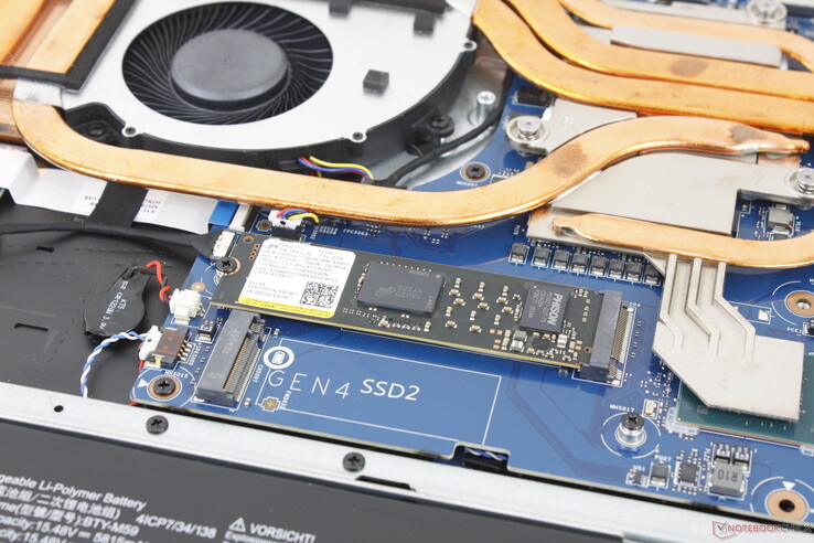 最多支持两个 M.2 2280 NVMe SSD（一个 PCIe5 + 一个 PCIe4）