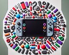 任天堂 Switch 2 似乎将在很大程度上依赖磁铁来固定 Joy-Con 控制器。(图片来源：DALLE3 生成的图片）