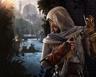 作为额外奖励，免费试用促销活动还包括为所有玩家提供一款 Eivor 皮肤，让玩家可以将 Basim 制作成前作《刺客信条：瓦尔哈拉》（Assassin's Creed Valhalla）中主角的样子。(来源：PlayStation） 