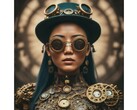 巴德创作的 "蒸汽朋克时尚 "图片。(资料来源：谷歌）