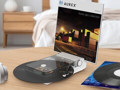 东芝为黑胶唱片发烧友推出 Aurex AX-RP10 蓝牙便携式唱片机。(图片来源：东芝）