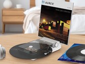东芝为黑胶唱片发烧友推出 Aurex AX-RP10 蓝牙便携式唱片机。(图片来源：东芝）