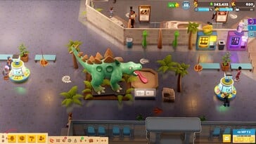 图为:《Two Point Museum》的游戏截图。