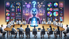 人工智能研究会议(使用 DALL-E 3 生成)