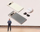 谷歌Pixel 7和Pixel 7 Pro在2022年谷歌IO大会上（来源：谷歌）。