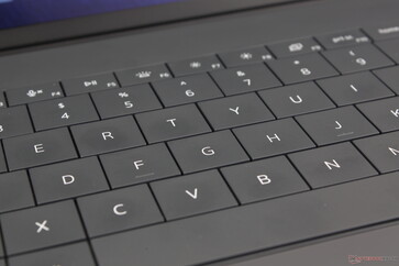 在办公或多媒体用途方面，按键行程和反馈比我们希望的更浅更软