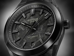 卡西欧新款 Edifice FK-100 手表（图为 EFK-100XPB-1A）现已在英国上市。(图片来源：卡西欧）