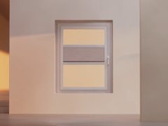 Coulisse Smart Frame 是首款同类智能百叶窗解决方案。(图片来源：Coulisse）