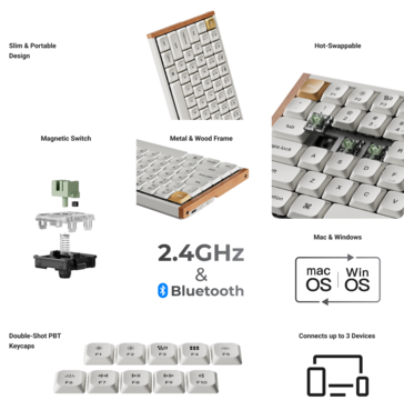 Keychron K3 HE 无线游戏键盘基本规格