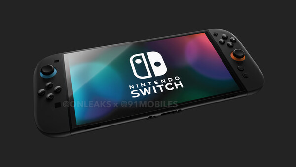 任天堂 Switch 2 的右侧 Joy-Con 上有一个新按钮。(图片来源：91Mobiles &amp; OnLeaks）