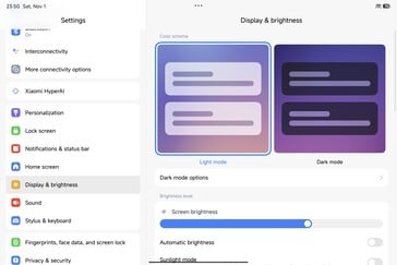 小米 Pad 8 Pro:HyperOS 3 界面