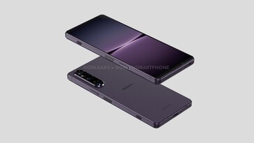 Xperia 1 V（图片来源：GreenSmartphones/@OnLeaks）。