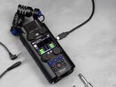 Zoom 推出 H5studio Handy Recorder，配备大型麦克风，可在拍摄现场采集高质量音频录音。(图片来源：Zoom）