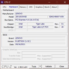 联想ThinkPad L14 G2 - CPUz