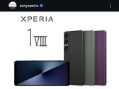 图中的智能手机是 Xperia 1 VII，而不是 Xperia 1 VIII。