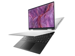 在审查中。戴尔XPS 13 9310 2-in-1 Core i7-1165G7。测试单位由戴尔提供