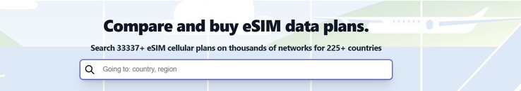 来自无数供应商的 eSIM 数据套餐已经太多了。(图片：esims.io）